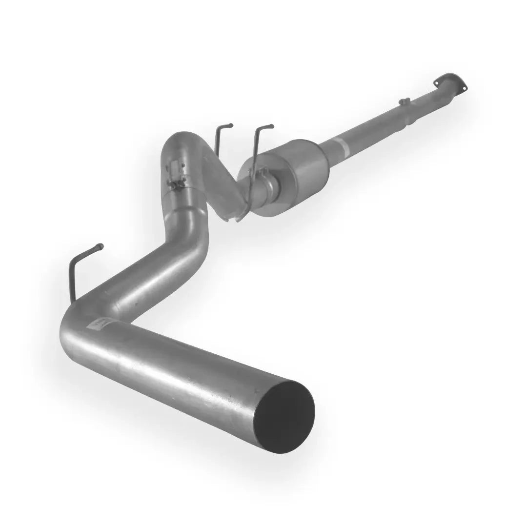 Aluminized 4" Downpipe Back Single Exhaust | Ford 6.7L F350/F450/F550 C&C Powerstroke (2011-2019)
