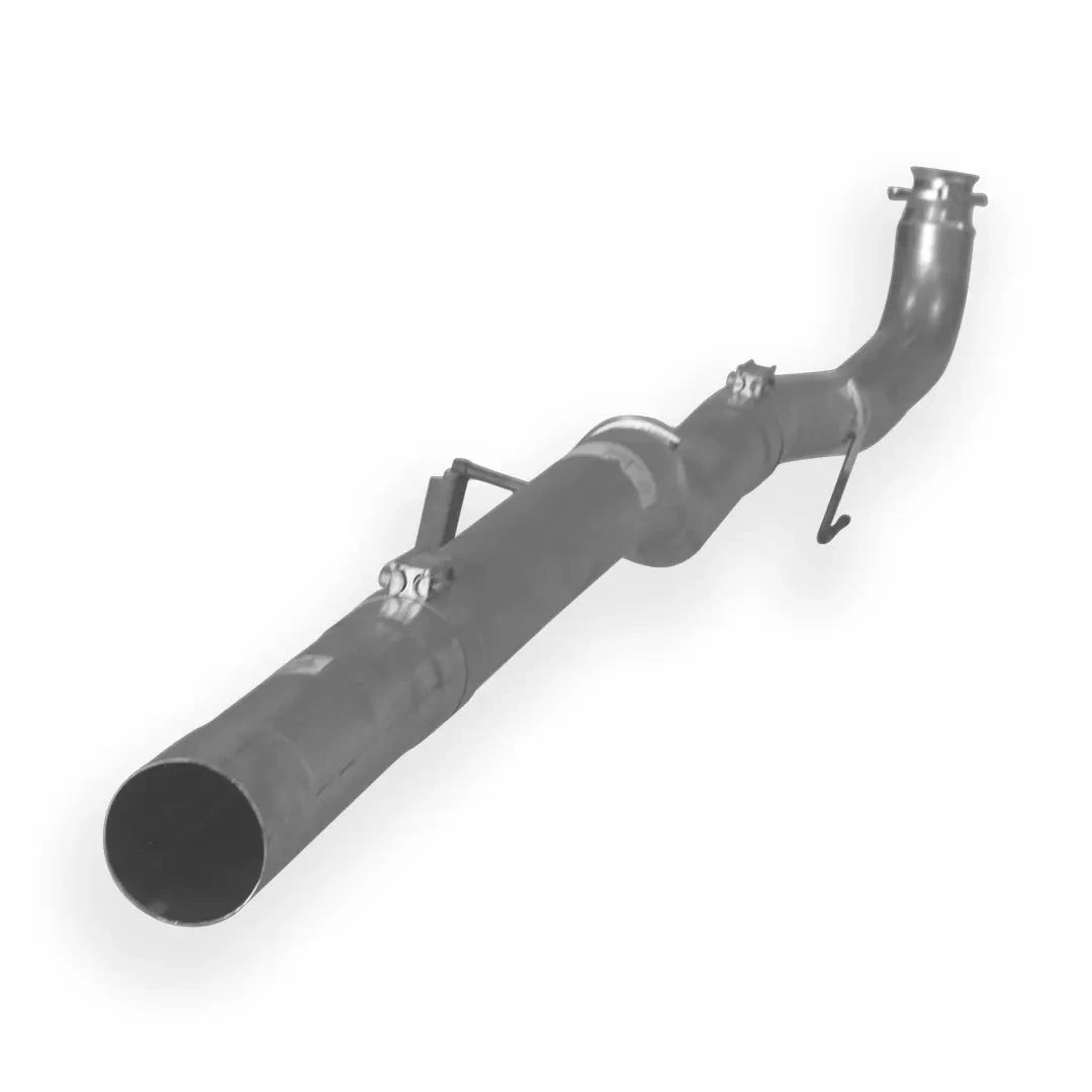 Aluminized 4" Cat & DPF Race Pipes | GM 2500/3500 6.6L DURAMAX LML 2015.5-2016