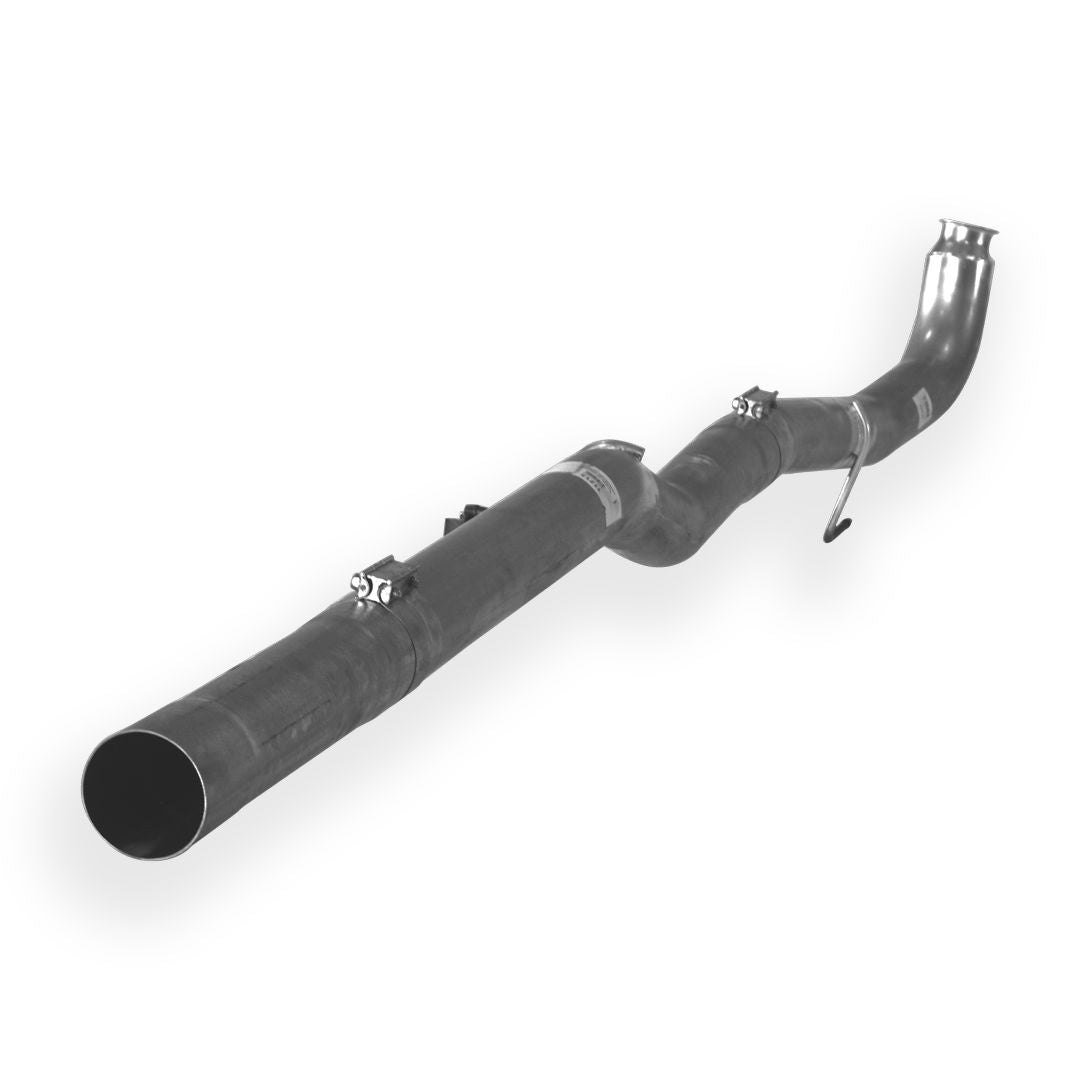 Aluminized 4" Cat & DPF Race Pipes | GM 2500/3500 6.6L DURAMAX LML 2011-2015