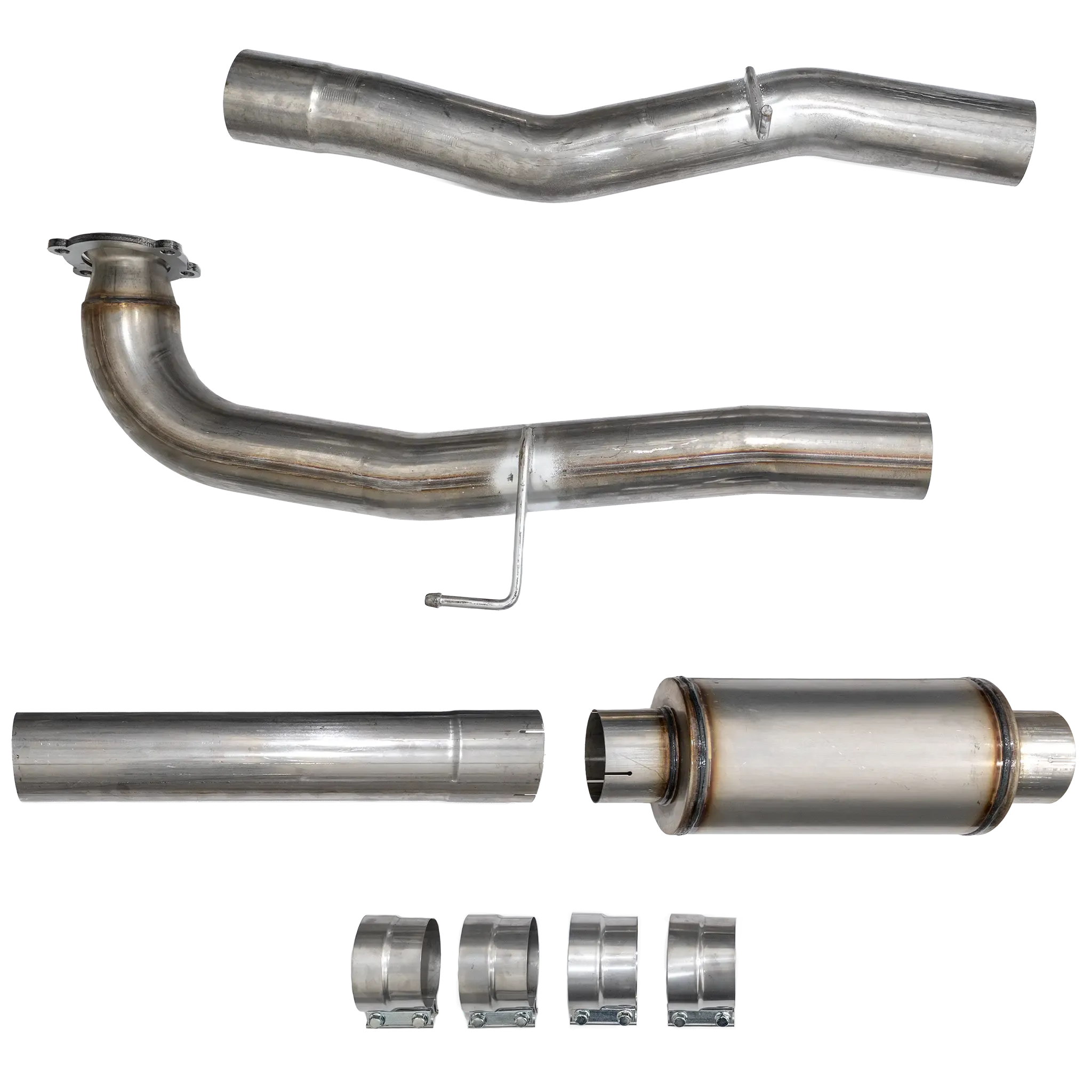Cat & DPF Race Pipe (2011-2015 GM 2500/3500 6.6L Duramax)